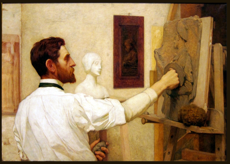 Kenyon Cox portrait of Saint-Gaudens